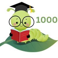1000 Books Certificate Badge