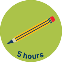 Teen 5 hours-slinky/sticker/Whataburger coupon Badge